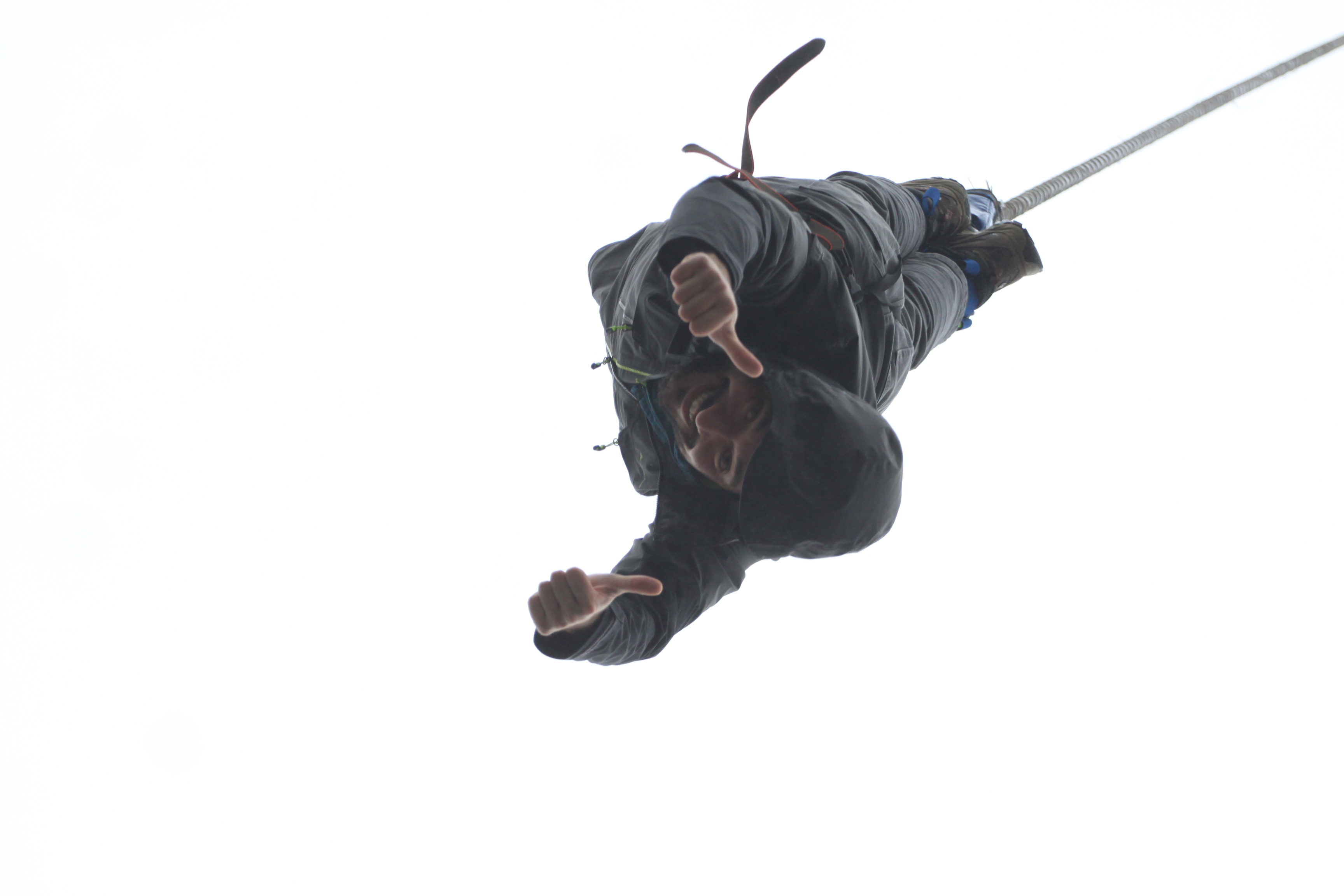 Image of Alex bungee jumping