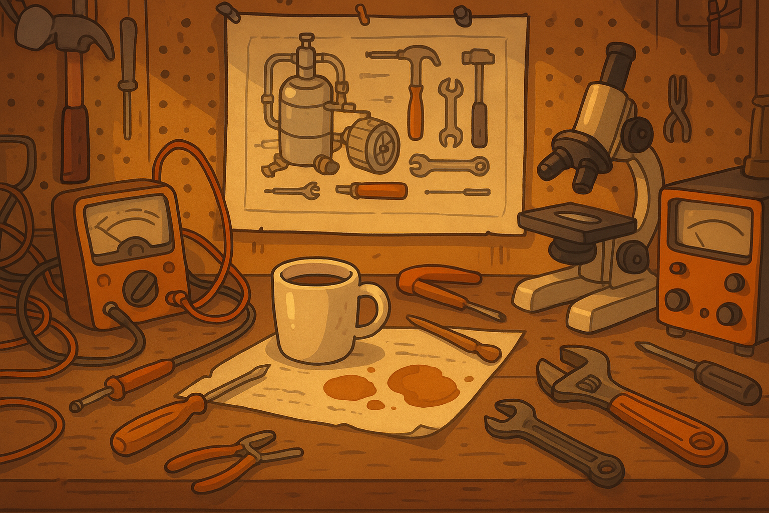 Picture of a workbench